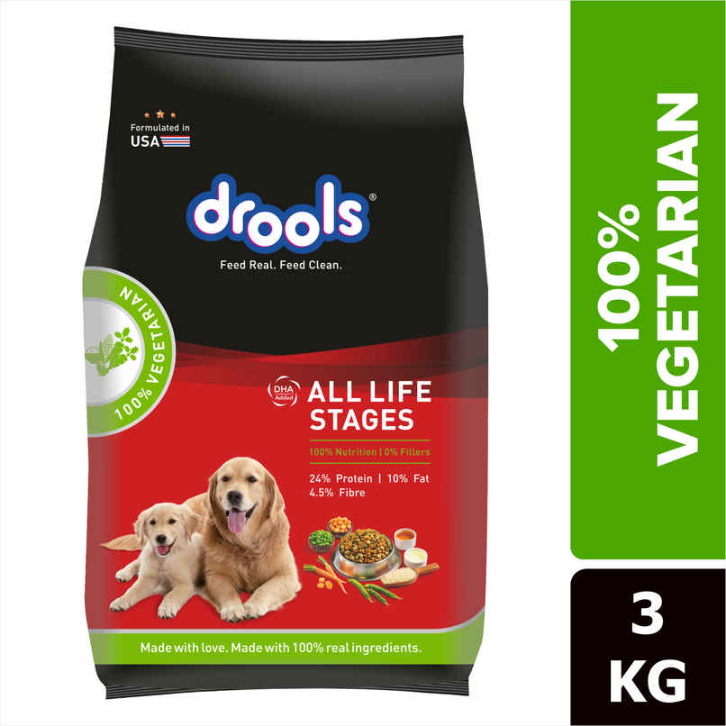 Drools Veg Dry Dog Food, For Puppies & Adults