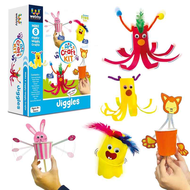 Webby DIY Jiggles Art and Craft Activity Kit Hobby Kit Webby DIY Jiggles Art and Craft Activity Kit Hobby Kit