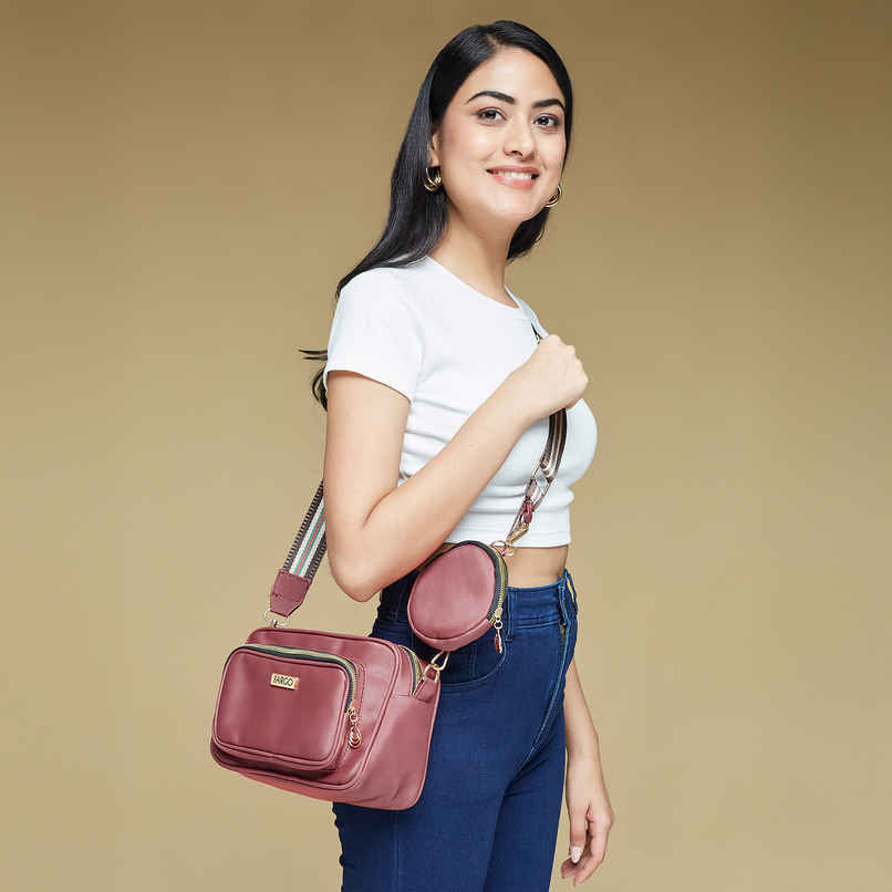 Fargo Women's Premium Sling Bag | Maroon