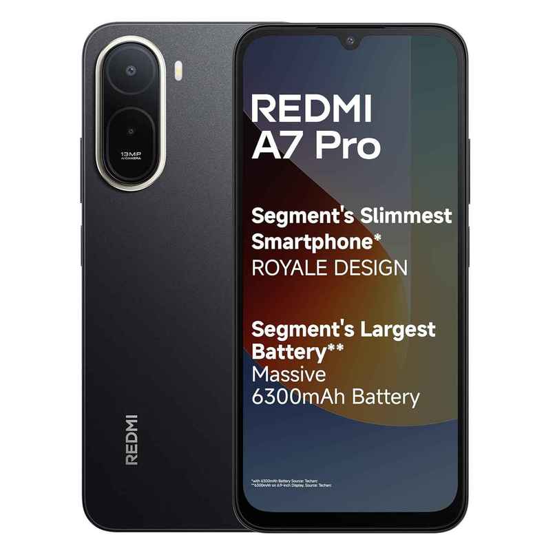 Redmi A7 Pro 4G | 4GB RAM | 64GB Storage | Black
