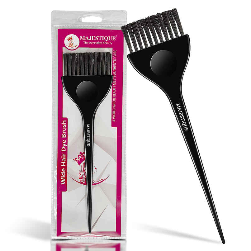 Majestique Professional Wide Hair Dye Brush - Coloring Applicator for Men & Women | Color May Vary Majestique Professional Wide Hair Dye Brush - Coloring Applicator for Men & Women | Color May Vary