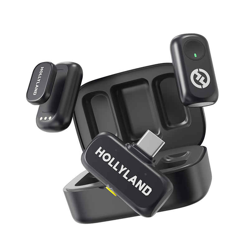 Hollyland Lark A1 Duo Wireless Microphone | Black