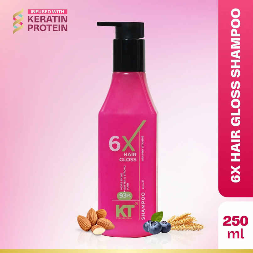 KT Professional 6X Hair Gloss Shampoo Pro-Vitamin Enriched KT Professional 6X Hair Gloss Shampoo Pro-Vitamin Enriched