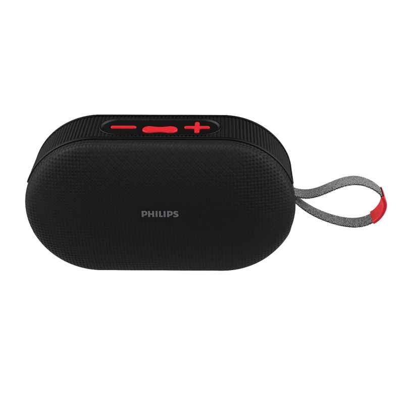 Philips TAS1400BK Bluetooth Speaker | 12W Output | Deep Bass | RGB Lights | 10H Playtime | Black Philips TAS1400BK Bluetooth Speaker | 12W Output | Deep Bass | RGB Lights | 10H Playtime | Black