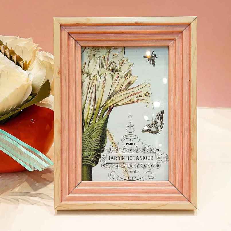 Art Street Premium 3D Table Top Photo Frame | Designer Picture Frames | Pink | Size 5 x 7 inch Art Street Premium 3D Table Top Photo Frame | Designer Picture Frames | Pink | Size 5 x 7 inch