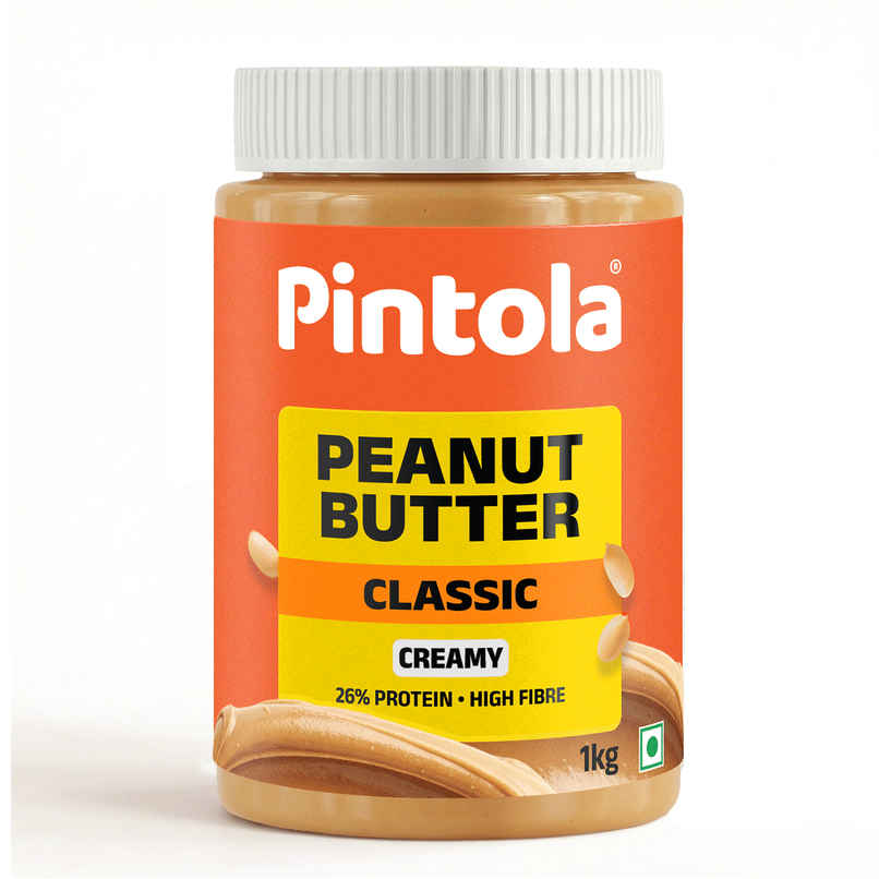 Pintola Classic Peanut Butter Creamy Original American Recipe With High Protein Fiber