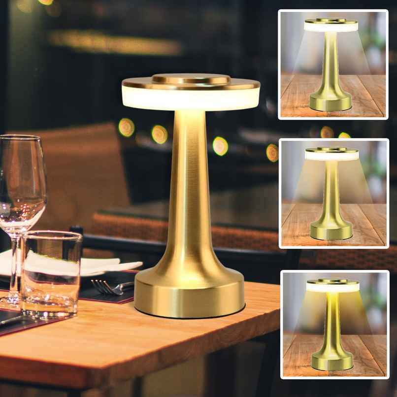 DesiDiya Portable LED Table 5W Lamp (With Touch Sensor, Gold) DesiDiya Portable LED Table 5W Lamp (With Touch Sensor, Gold)