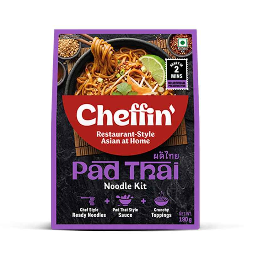 CHEFFIN Pad Thai Noodle Kit | Ready in 2 Mins | No Artificial Preservatives CHEFFIN Pad Thai Noodle Kit | Ready in 2 Mins | No Artificial Preservatives
