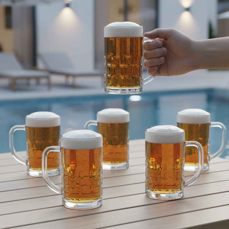 Fructose Beer Juice Milkshake Mug Set | 290 ml Each | 6 pcs | Yera Glassware Fructose Beer Juice Milkshake Mug Set | 290 ml Each | 6 pcs | Yera Glassware