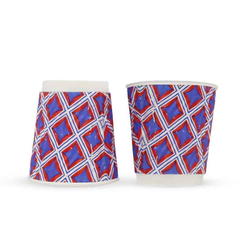 Ripple Wall Printed Paper Cup | 150 ml | Pack of 25 | Careswipe Ripple Wall Printed Paper Cup | 150 ml | Pack of 25 | Careswipe