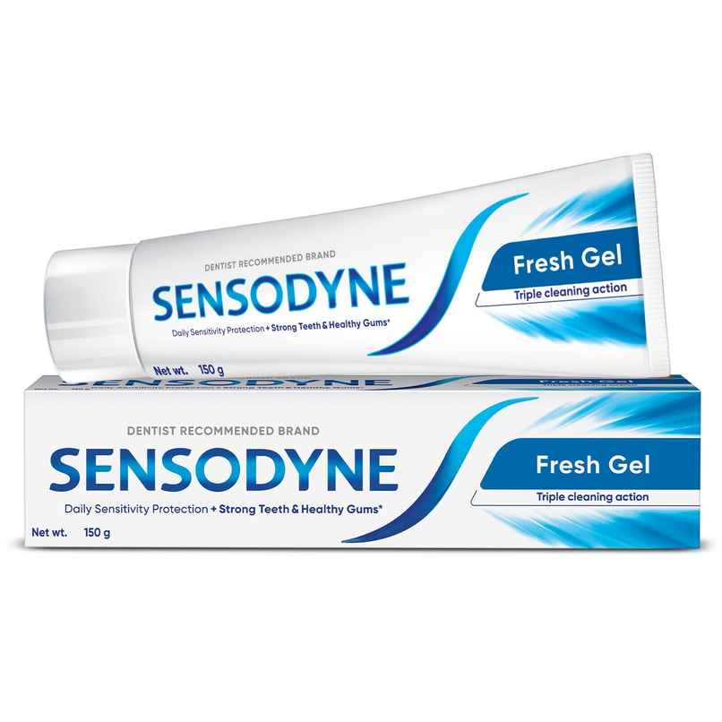 Sensodyne Fresh Gel Toothpaste for Max Freshness, Daily Sensitivity Protection Paste Sensodyne Fresh Gel Toothpaste for Max Freshness, Daily Sensitivity Protection Paste