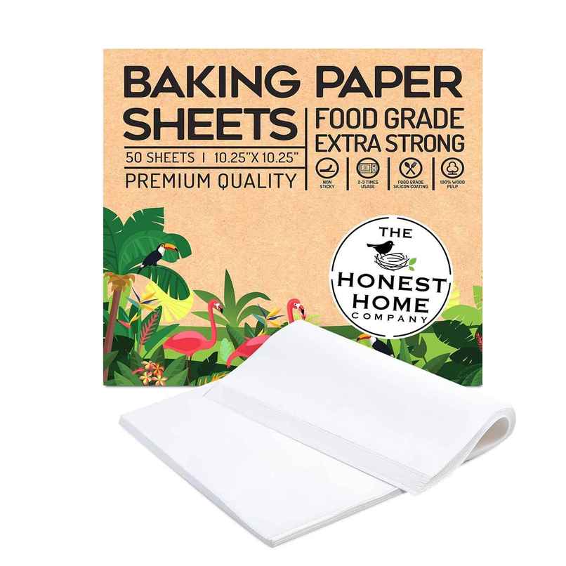 The Honest Home Company Baking Sheets Precut | 50 Sheets | 10.25 X 10.25 in The Honest Home Company Baking Sheets Precut | 50 Sheets | 10.25 X 10.25 in