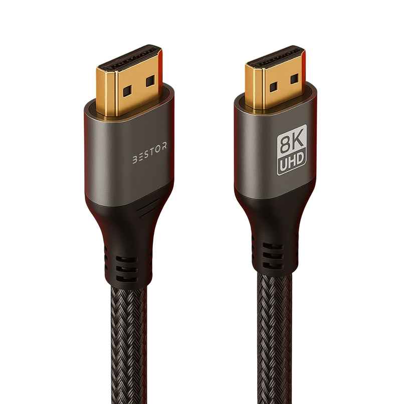 Bestor 8K Hdmi 2.1 48Gbps Ultra High Speed Hdmi Braided Cord-4K 120Hz 8K 60Hz(1.5M)