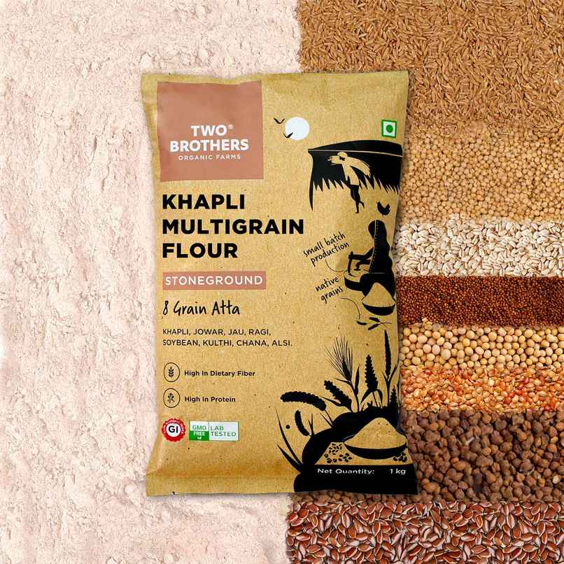 Two Brothers Khapli Multigrain Atta 8-grains-in-1 Two Brothers Khapli Multigrain Atta 8-grains-in-1