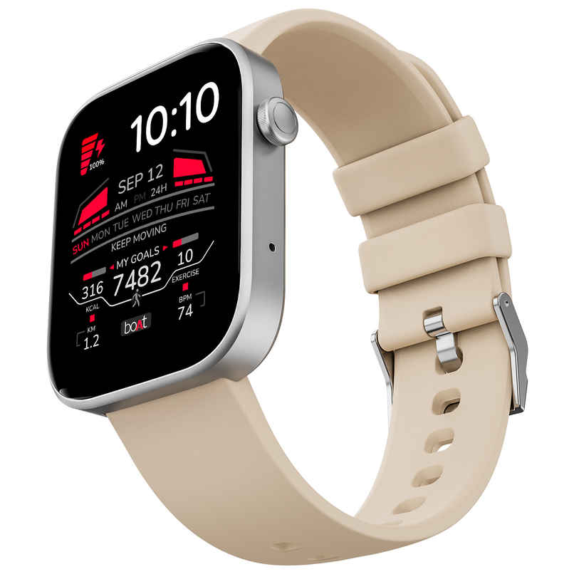 boAt Storm Call 3 Smartwatch | 1.83" Display | Women's Edition | BT Calling | Salmon peach