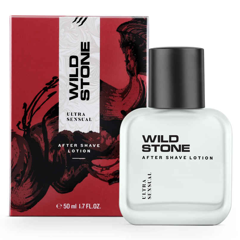 Wild Stone Ultra Sensual After Shave Lotion for Men | Long-Lasting Fragrance | Soothing Care