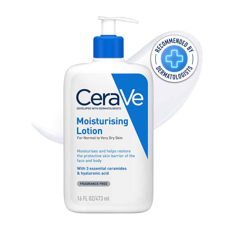 CeraVe Moisturizing Lotion for Normal to Dry Skin with Ceramides & Hyaluronic Acid