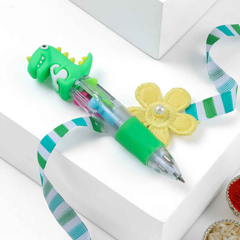 Kids Rakhi | Dino Magic Pen | Pack of 1 | FNP