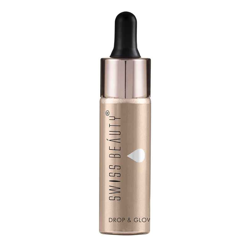 Swiss Beauty Drop and Glow Liquid Highlighter - 03 Metal