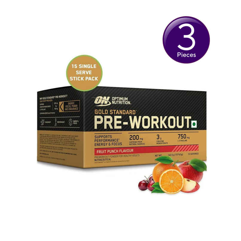Optimum Nutrition Pre-Workout Fruit Punch Flavour Combo Optimum Nutrition Pre-Workout Fruit Punch Flavour Combo