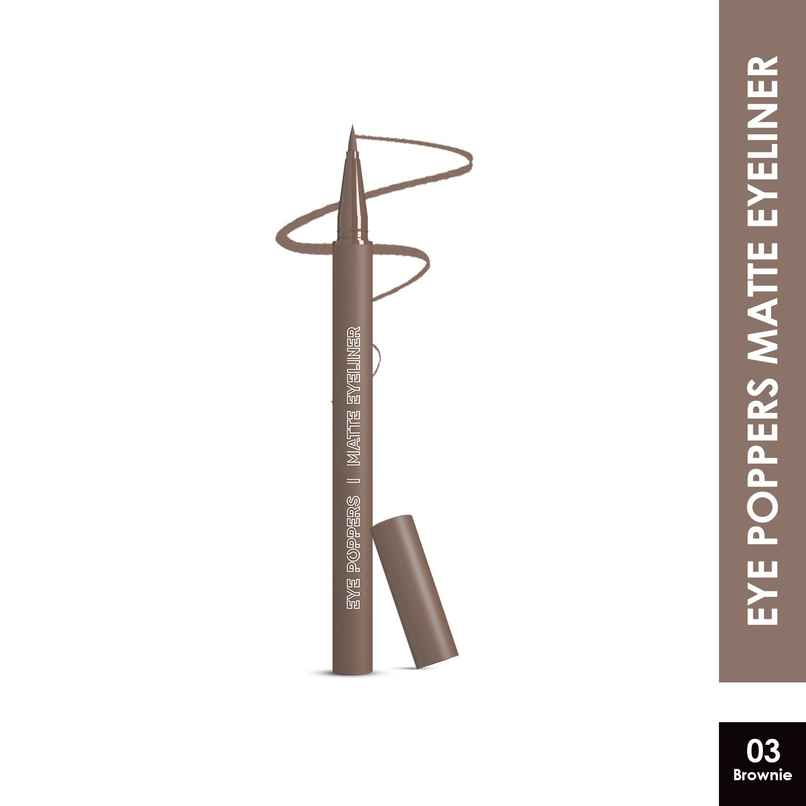 Glam21 Eye Poppers Matte Eyeliner - Brownie