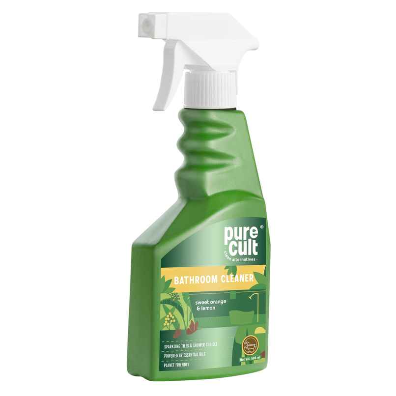 Pure Cult Sweet Orange & Lemon Essential Oil Bathroom Cleaner Pure Cult Sweet Orange & Lemon Essential Oil Bathroom Cleaner