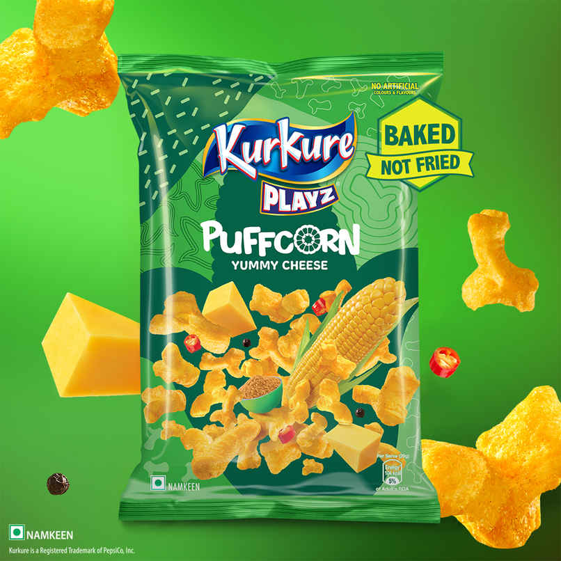 Kurkure Namkeen Playz Puffcorn Yummy Cheese | Snacks