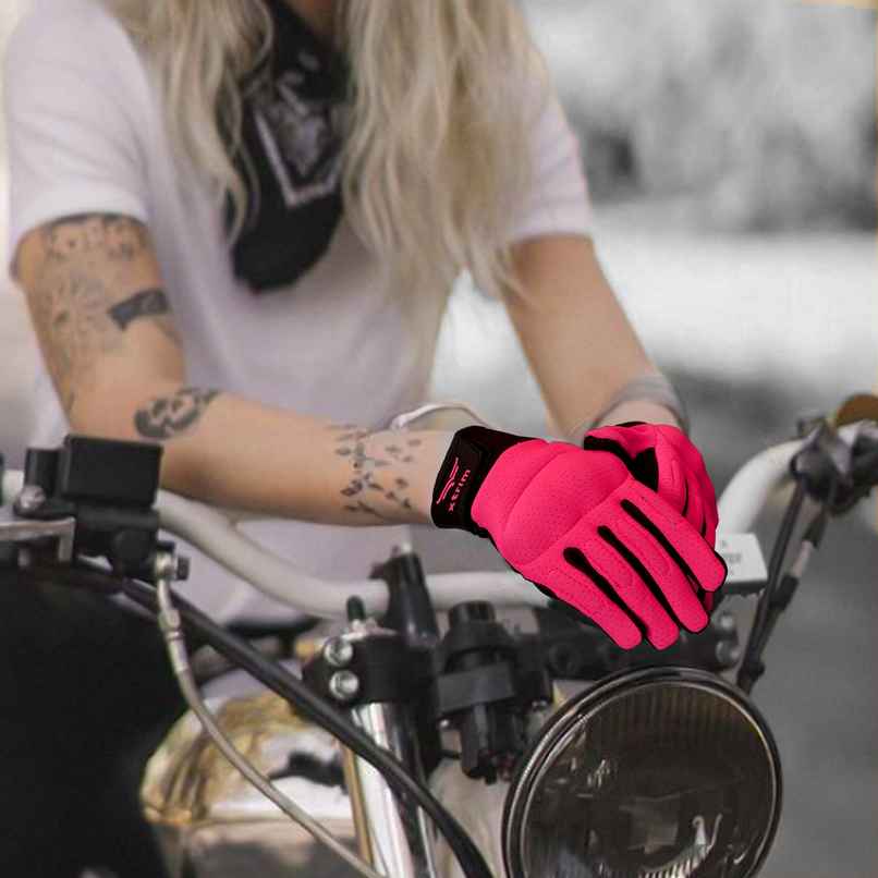 Xtrim Women's Biking Gloves Full Finger - Pink | S