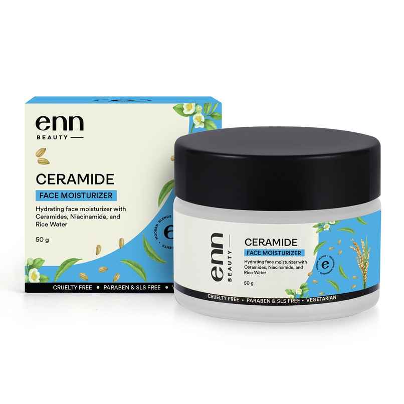 ENN Beauty Ceramide Face Moisturizer with Niacinamide & Rice Water | Deep Hydration