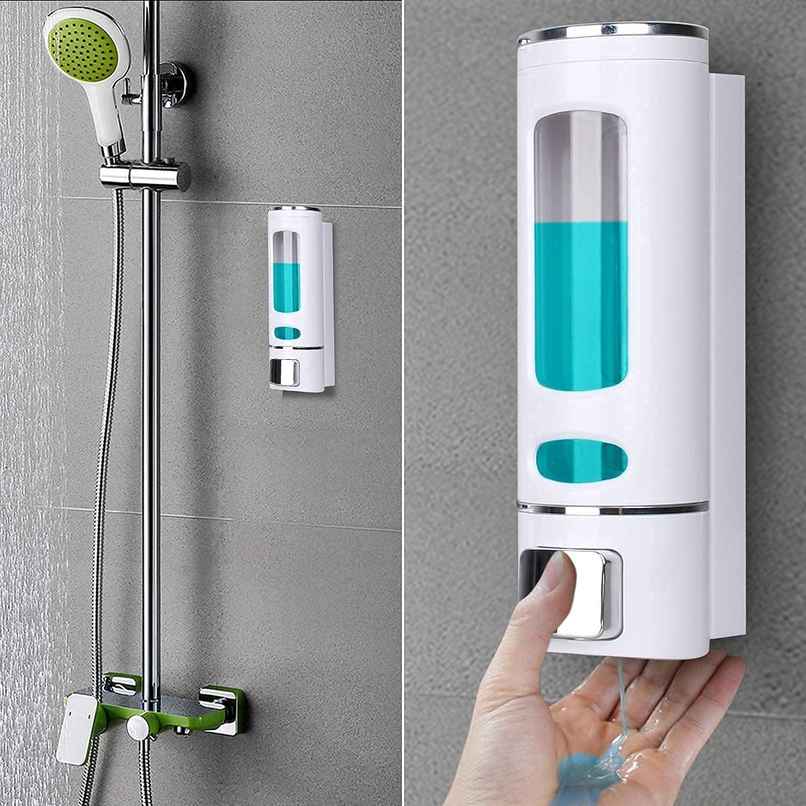 Bronson Professional Plastic Soap Dispenser | Wall Mounted Cylindrical White Bronson Professional Plastic Soap Dispenser | Wall Mounted Cylindrical White