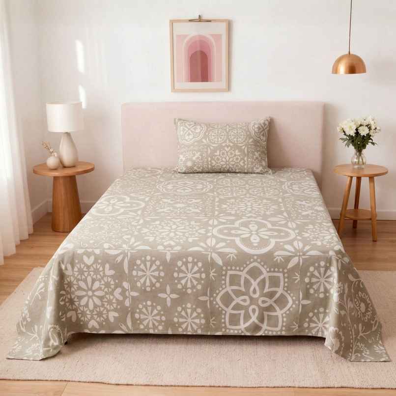Status Crown Superfine Microfiber Single Bedsheet | Tuscan Taupe | 150 x 220 cm Status Crown Superfine Microfiber Single Bedsheet | Tuscan Taupe | 150 x 220 cm
