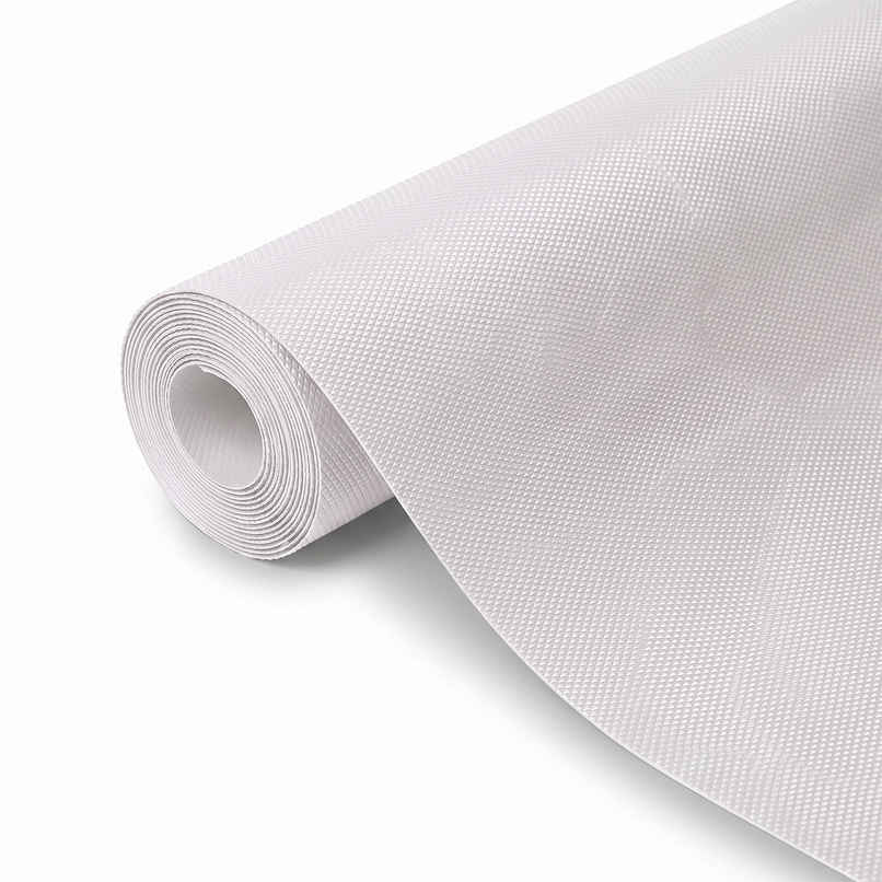 Senego Anti Slip Mat | 5 m | Shelf Liner Mat for Kitchen/Cupboard/Drawers | 45 cm x 5 m | White | EVA, BPA Free