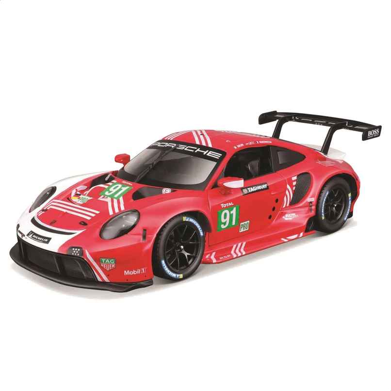 Bburago Licensed 1:24 Model Porsche 911 Rsr Lemans
