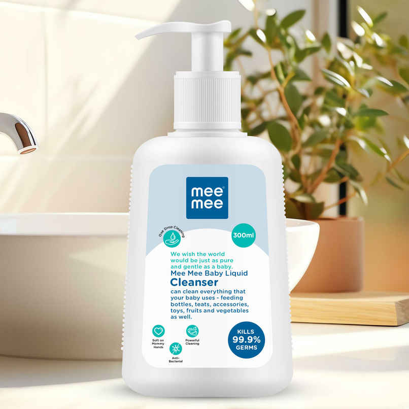 Mee Mee Baby Liquid Cleanser for Bottles | Nipples | Accessories | Toys | Fruits & Vegetables Mee Mee Baby Liquid Cleanser for Bottles | Nipples | Accessories | Toys | Fruits & Vegetables