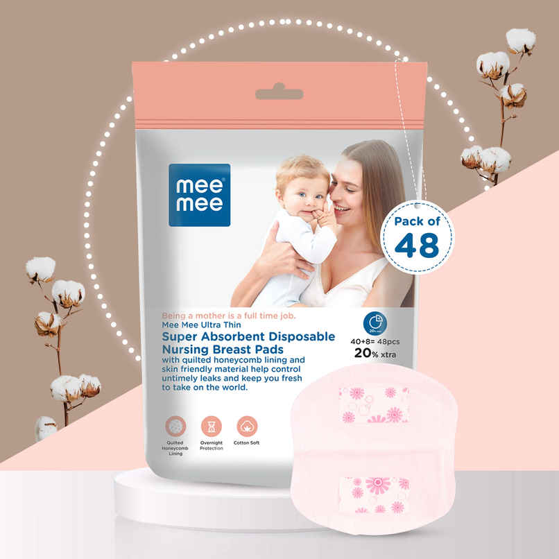Mee Mee Ultra Thin Honeycomb Super Absorbent Disposable Breast Pads Mee Mee Ultra Thin Honeycomb Super Absorbent Disposable Breast Pads