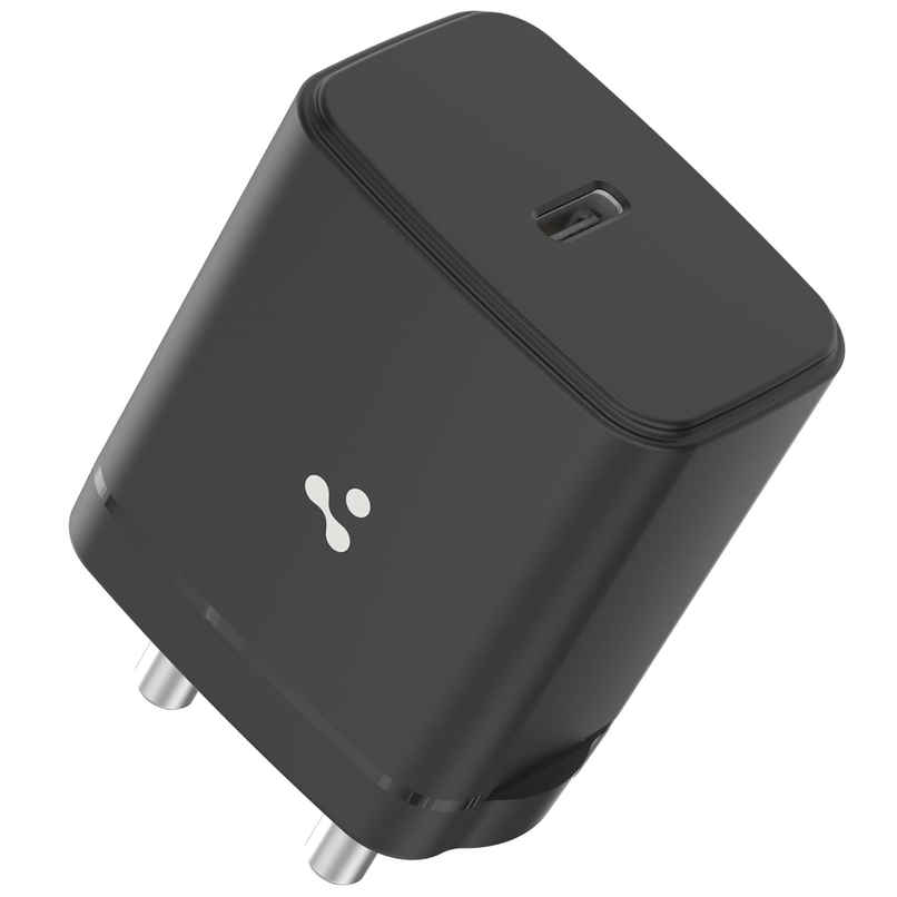 Ambrane 25W Type C Mobile Adapter, Fast Pps Type C Charging For Android & Ios (Charge 25, Black)