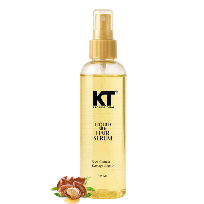 KT Professional Liquid Silk Serum with Keratin Argan & Almond Oil