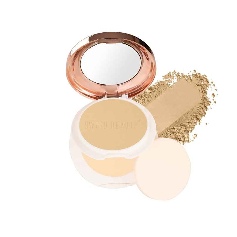 Swiss Beauty Oil Control Compact Powder - 04 Skin Beige Swiss Beauty Oil Control Compact Powder - 04 Skin Beige