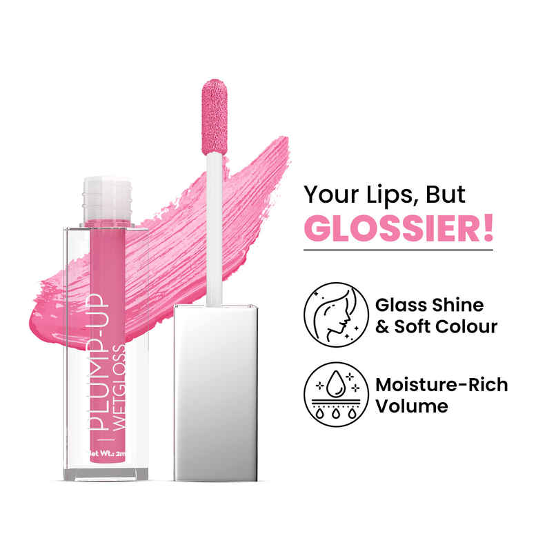 Swiss Beauty Plump Up Wet Lip Gloss For Glossy And Fuller Lips | 9 Berrylicious Swiss Beauty Plump Up Wet Lip Gloss For Glossy And Fuller Lips | 9 Berrylicious