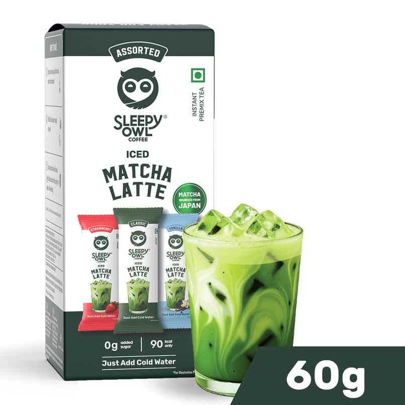 Sleepy Owl Assorted Matcha Tea Premix Sachets Authentic Japanese Matcha Latte