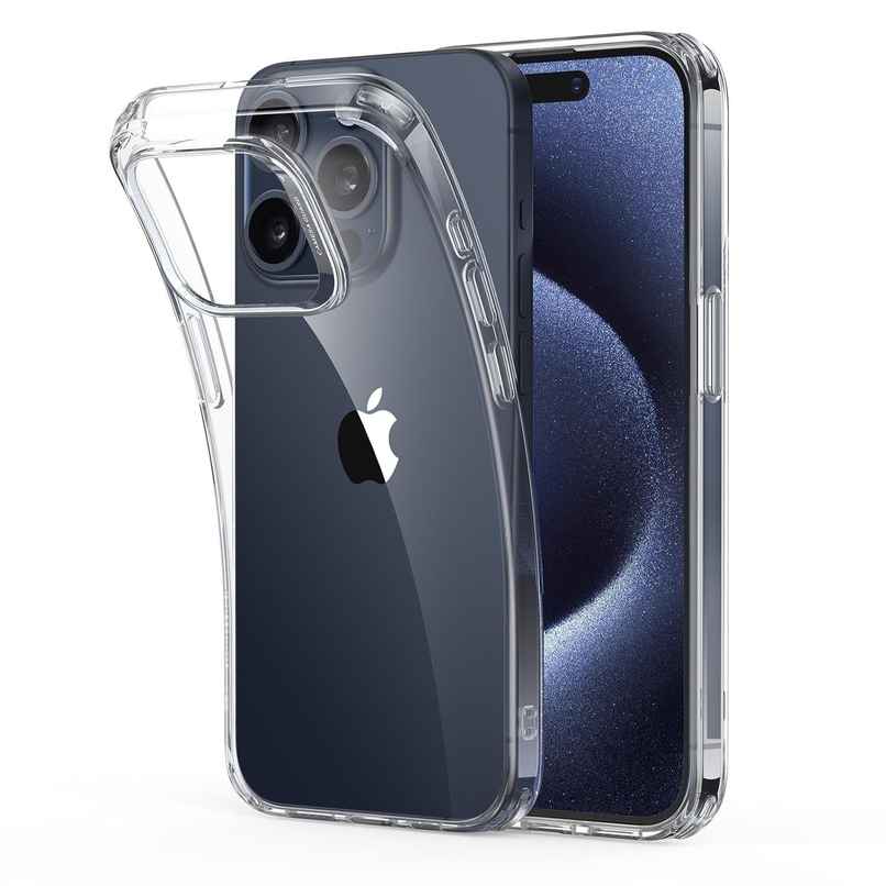 Ohonesty Clear Case | Shockproof Thin Cover for iPhone 15 Pro