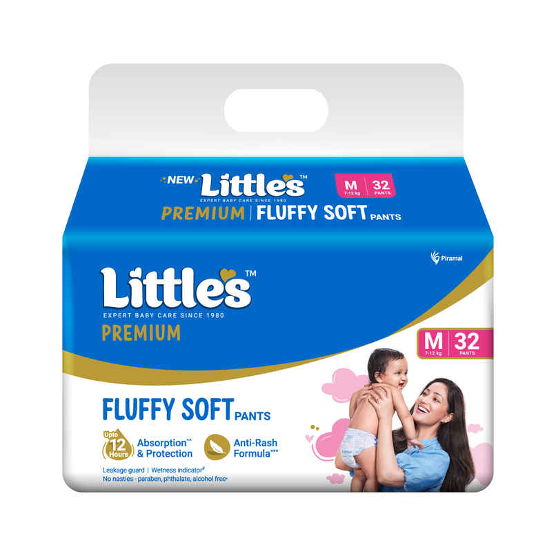 Littles Expert Baby Care Comfy Pant Style Diaper | M | 32 pcs