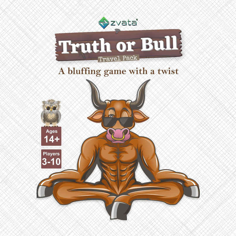 Zvata Truth or Bull | Party Card Game for Ages 14+ 