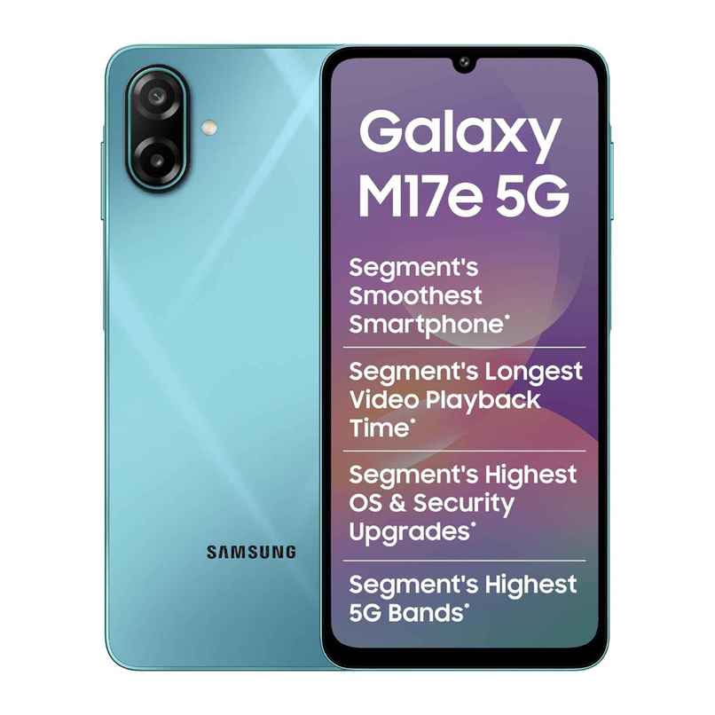 Samsung Galaxy M17e 5G Smartphone | 6GB RAM | 128GB Storage | Blitz Blue Samsung Galaxy M17e 5G Smartphone | 6GB RAM | 128GB Storage | Blitz Blue