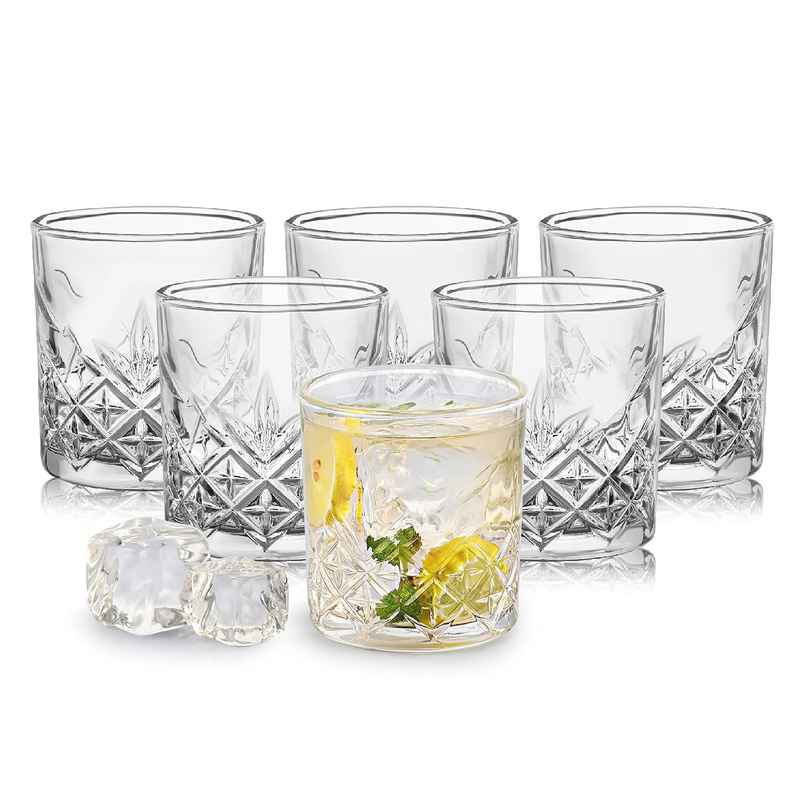 Cello Classix Glass Tumblers | Durable, Stylish, Perfect For Daily Use | Clear - 215 ml