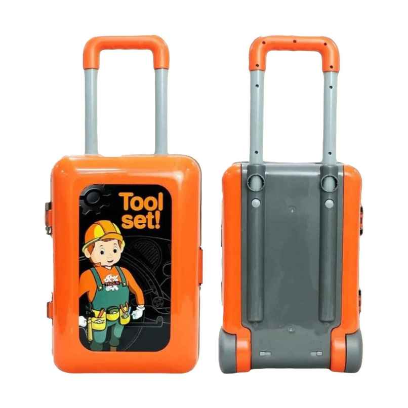 Wembley Construction Tool Trolley Kit | Pretend Play Mechanics Set for Kids