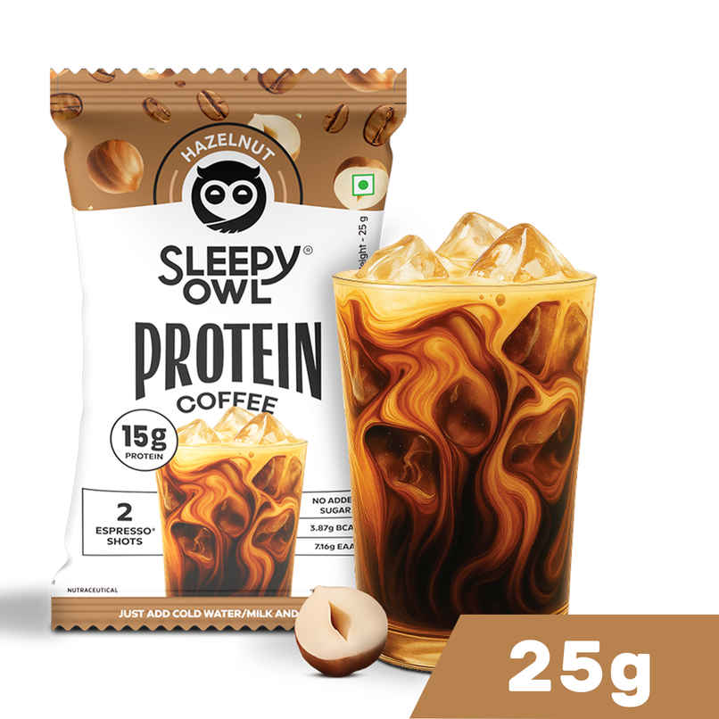 Sleepy Owl Hazelnut Protein Coffee Sachet