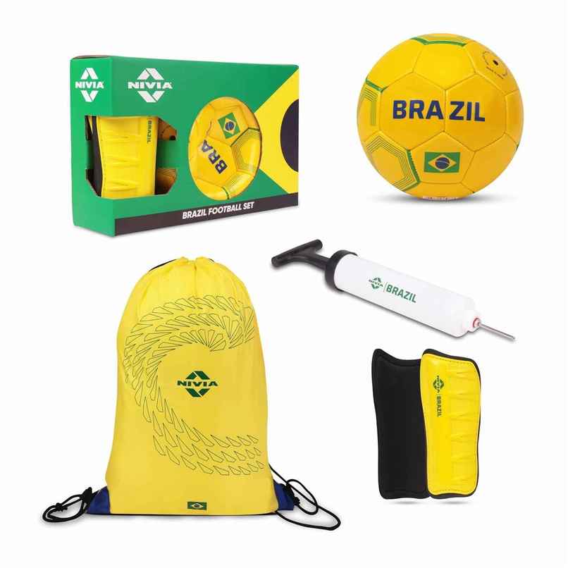 Nivia football combo | Size-5 | Brazil Nivia football combo | Size-5 | Brazil