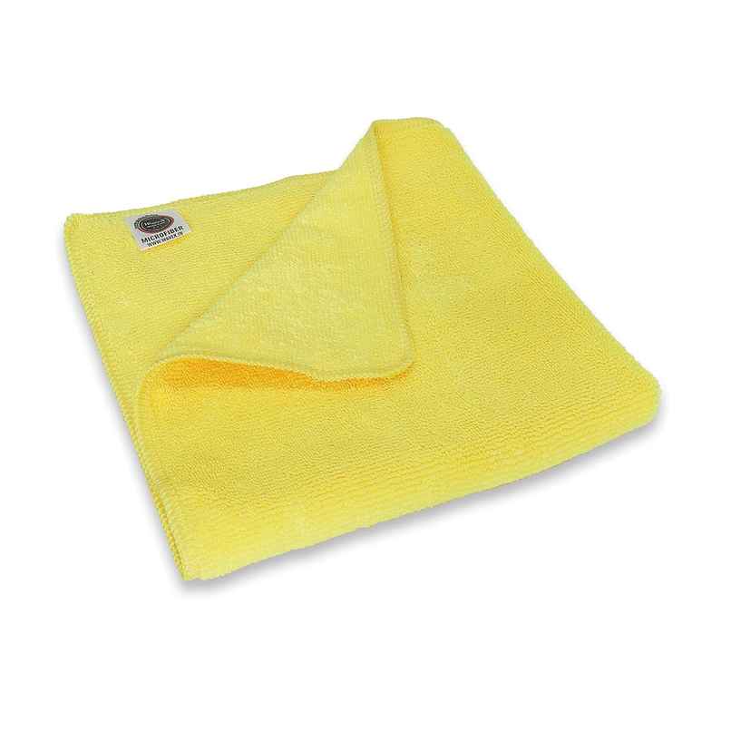Wavex Microfiber Cleaning Cloths for Car and Kitchen | 350 GSM | Yellow