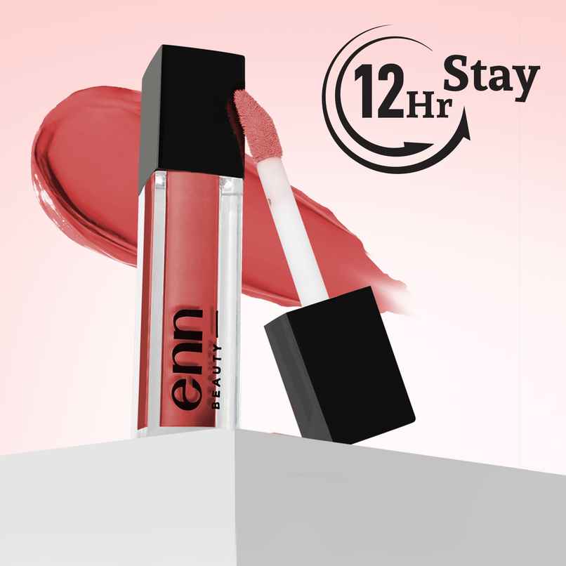 ENN Beauty Liquid Lipstick | Coral Cooler | Paraben Free ENN Beauty Liquid Lipstick | Coral Cooler | Paraben Free